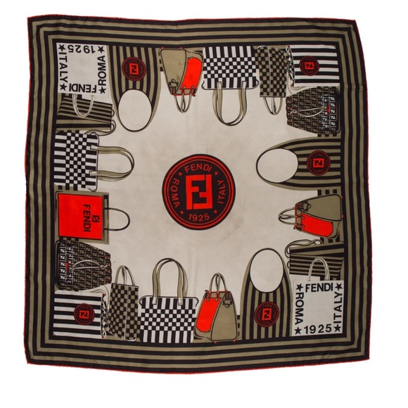 Fendi silk scarf